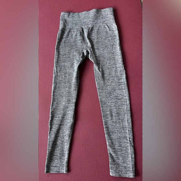 Colosie Leggings Textured Grey Size Medium Workout Yoga Exercise - Picture 6 of 9